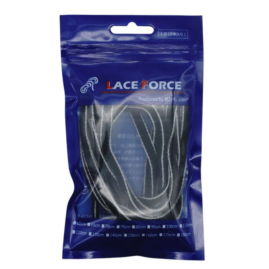 【LACE FORCE】ラメ入りオーバル シューレース