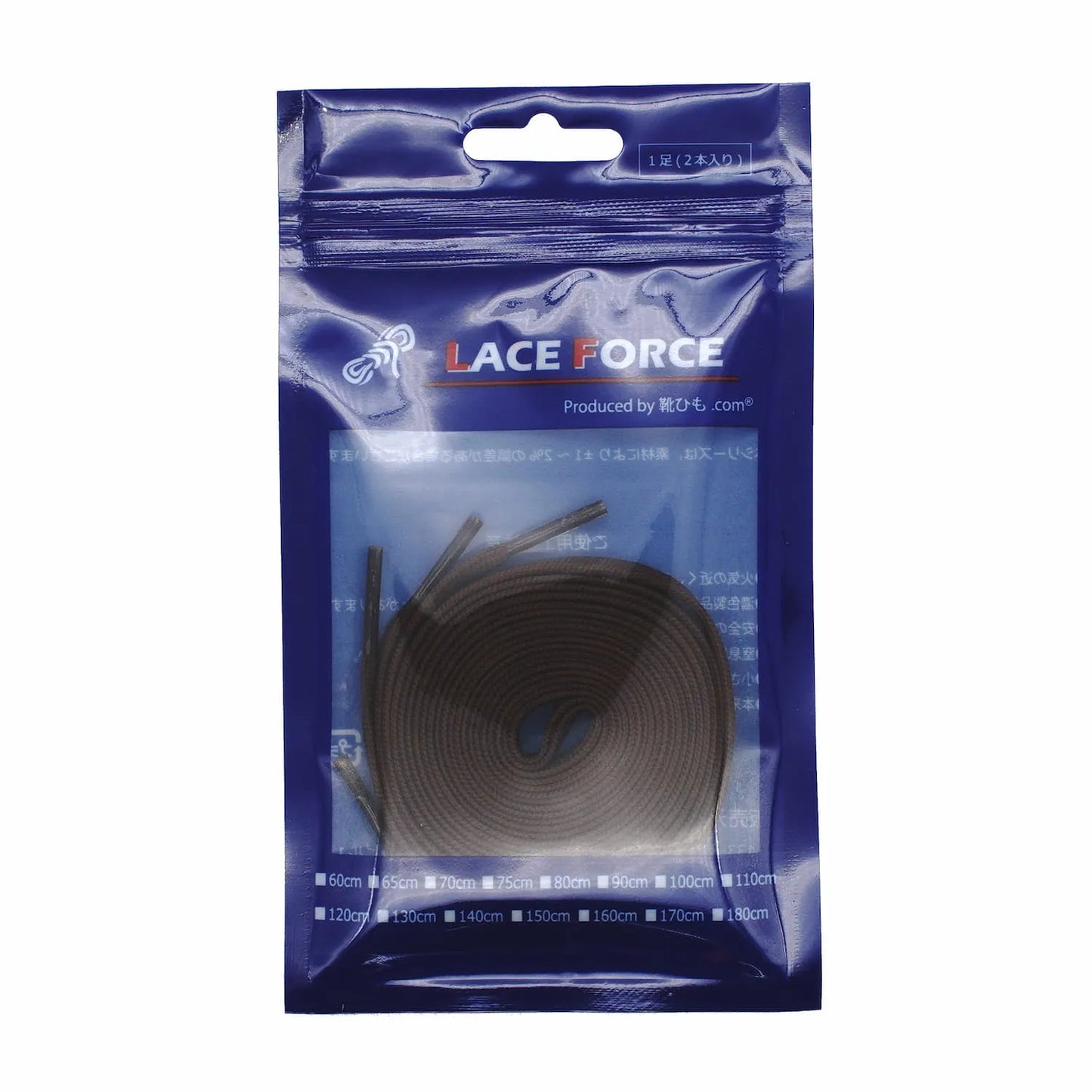 【LACE FORCE】ポリエステル・平紐・8mm幅・50色