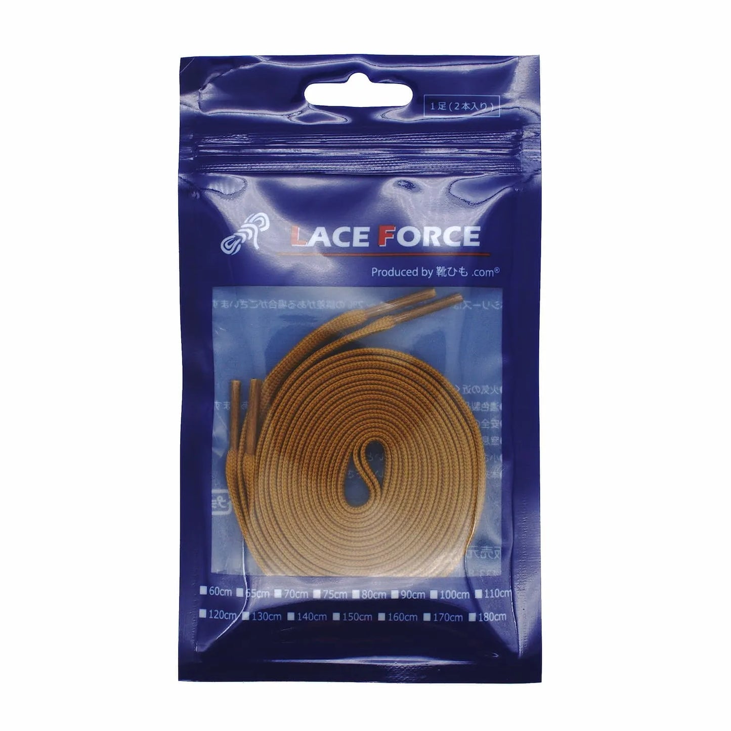【LACE FORCE】ポリエステル・平紐・8mm幅・50色
