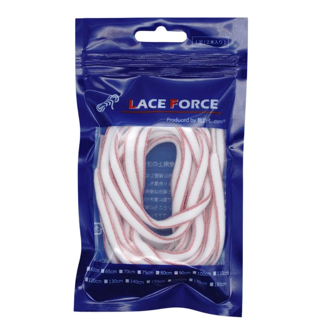 【LACE FORCE】ラメ入りオーバル シューレース